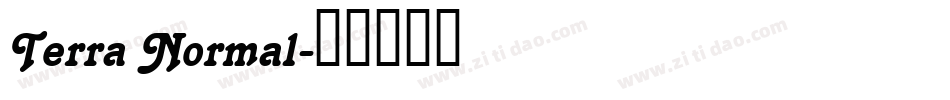 Terra Normal字体转换